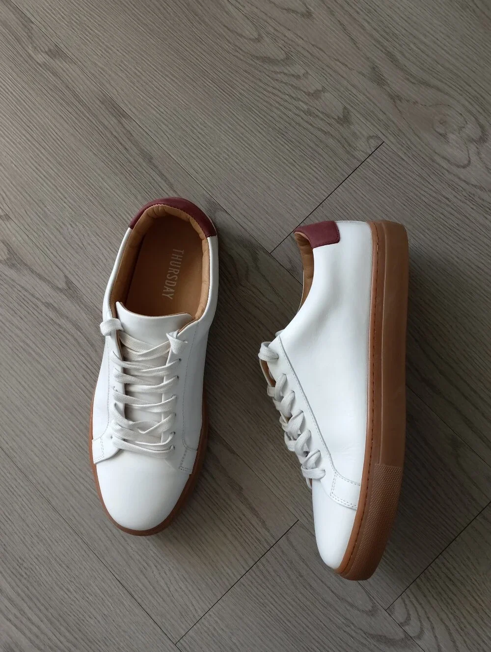 Thursday Boot Company Men's Legacy Low Top Sneakers In White Leather